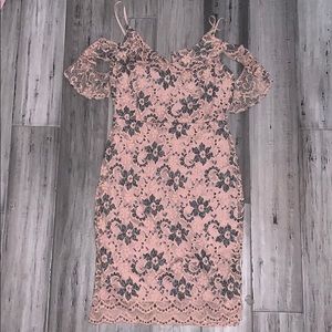 ASTR mini lace dress